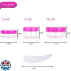 100pcs 10 Gram Sample Containers  10ml Empty Jars With Lids  Small Cosmetic C
