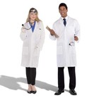 Doctor   Nurse Unisex Lab Coat Adult Standard White Polyester Costume