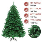 4 5 6 7ft Artificial Christmas Tree With Led Light Xmas Holiday Decor In outdoor