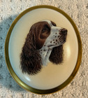 Royale Stratford English Springer Spaniel Hand Painted Trinket Box England