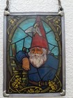 1979 Unieboek B v  Vintage Collectible Gnome Glass Suncatcher David The Gnome 