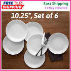 Corelle Classic Winter Frost White  6 Piece  10 25  Dinner Plate Set