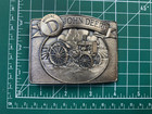 John Deere Model D Farm Tractor Farming Agriculture Vintage Belt Buckle