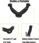 V Yoke Holder Shooting Rest  Tripod Rifle Portable V Black 