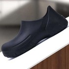 Orthinice Men s Slip-resistant Nursing And Chef Clog Shoes  Wide Round Toe Black