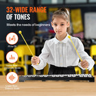 Vevor 32 Note Glockenspiel Xylophone Bell Kit  Percussion Instrument With Mallet