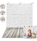 Photography Backdrop Photo Vinyl Background Lighting Studio 5x7 7ft Brick Wall 