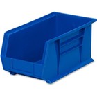 Akro-mils 30240blue Hang   Stack Storage Bin  Plastic  8-1 4 In W X 14-3 4 In L