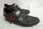 Vintage Sidi Road Cycling Shoes Black Size 10 5 45 Spd Look 3 Bolt