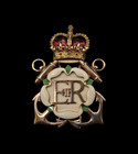 1954 Royal World Tour Queen Elizabeth Ii Gold Presentation Brooch