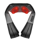 Shiatsu Neck Massager With Heat - Deep Tissue Back   Shoulder Kneading Pillow  P