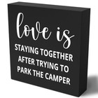 Camping Accessories Wood Sign Desk Decor Camper Decor Rv Accessories Camping 