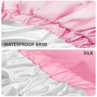 Shower Caps For Women satin Lined Shower Caps  Reusable  Waterproof  Adjustable 