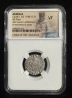 Armenia Levon I Ar Tram 1198   1219 Crusader Silver Ngc Vf   Lions   Cross 