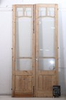 Vintage Double French Glass Door L204
