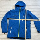Planet Earth Ski snowboard Jacket  Removable Hood Waterproof Blue Size Medium