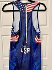 Zoot Usa Men   s Sprint Backzip Racesuit - Rwb Size Xxl  Triathlon Tri Suit