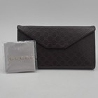 Gucci Brown Gg Monogram Collapsible Hard Eyeglass Sunglass Case With Cloth