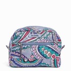 New Vera Bradley Lighten Up Water-resistant Medium Cosmetic Bag Kona Paisley