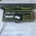Antique Elkhorn Band Instrument Co C Melody Saxophone 1920   s Collectible Chicago