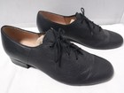Ga2 Bloch Size 10 5 Men Jazztime Oxford Suede Sole Ballroom Shoes Black Leather