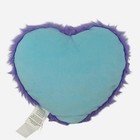 Bratz Heart Pillow 2000s Y2k Purple Faux Fur Accent
