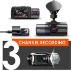 Vantrue N4 Dash Cam 3 Channel 1440p Front Inside Rear Car Camera     Night Vision