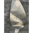 Fiesta Stainless Steel Pie Cake Server Green Swirl Handle Dancing Lady Etched