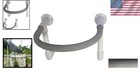 Versatile Large Shower Perch For Parrots - Secure Pvc With Non-abrasive Grip