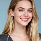 Stud Earrings For Women  14k White Gold Filled Imitation Diamond