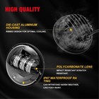 For Harley Davidson Electra Glide Classic 7  Led Headlight   4 5  Passing Lights