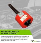 1000w Replacement Element For Bolt On Heater