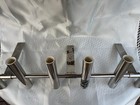 6 Fishing Rod Holder - Boat Marine - High Quality - Stainless Steel   Chrome