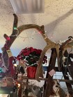 Canadian Caribou reindeer Antlers In Full Velvet Lodge Cabin Man Cave