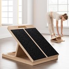 Wooden Slant Board For Calf Stretching And Foot Mobility - Portable Fitness Tool