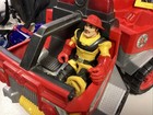 Preowned Fire Truck Fisher Price Hero World Rescue Ladder With Firefighter