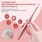 Mdoker Newest Aluminum Crochet Hook Set With Case 3mm-10mm  Colorful 