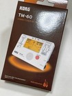 Korg Tm-60 Combo Guitar String Bass Wind Instrument Lcd Tuner Metronome - White