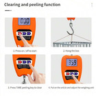 Hanging Weight Scale 200kg Electronic Scale Luggage Packag Fish Crane Hook Scale