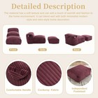 Big Bean Bag Chair For Adults lounger Large Bean Bag Sofa  Memory Foam Filled Be