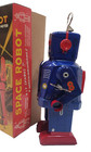 Sparky Space Robot Tin Toy Windup  Ms403