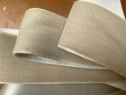 Vintage Rayon Satin Back Velvet Ribbon 1 5  Champagne Beige 1yd Made In France