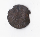 1625 Germany 3 Pfennig  drier  Or Kreuzer Silver Medieval Coin