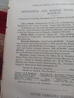 1872 Train Report Springfield   Illinois South Eastern Railway Beardstown Il Rr