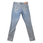 Levi s 721 Jeans Women 33 Blue High Rise Skinny Distressed Ripped Denim Pants