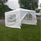 10 x10  4 Walls Outdoor Canopy Party Wedding Tent Pavilion Gazebo Sun Shade Us
