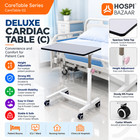 Adjustable Hospital Bedside Table   Patient Bedside Table   Overbed Table   Slsp