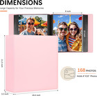8x10 Photo Album 168 Pockets Holds 168 Photos  Large Capacity Leather