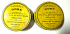 Set Of 2 Antique Vintage Drefs Mandrake Compound Liver Pills Tins Buffalo Ny