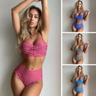 Bikini Set Push Up Padded Bra Swimwear Bathing Suit Womens High Waisted Swimsuit